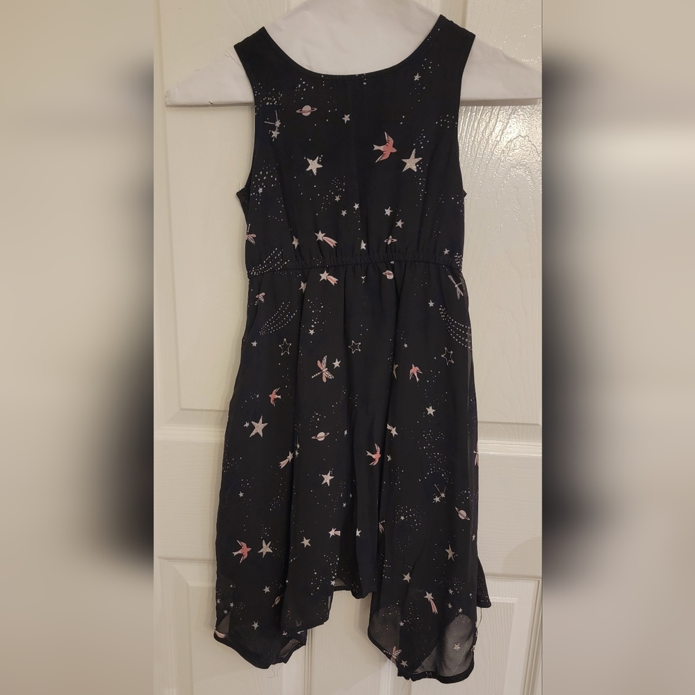 H&M Kids Formal Dress - Black with Pink and White Stars